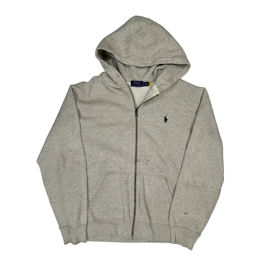Polo By Ralph Lauren Hoodie - Large Grey Cotton