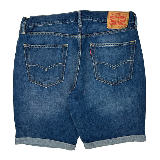 Levis Denim Shorts - 34W 9L Blue Cotton