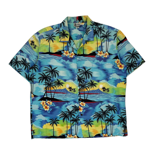 Made In Usa Aloha Republic Hawaiian Shirt - XL Multicoloured Cotton