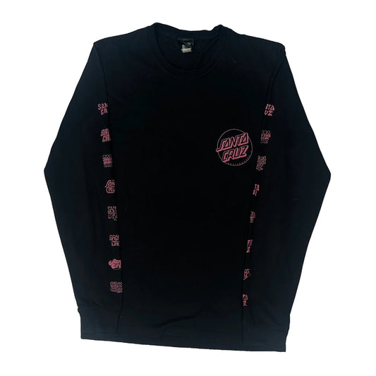 Santa Cruz Long Sleeve T-Shirt - XS Black Cotton