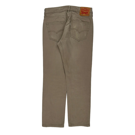 541 Levis Trousers - 32W 29L Beige Cotton Blend