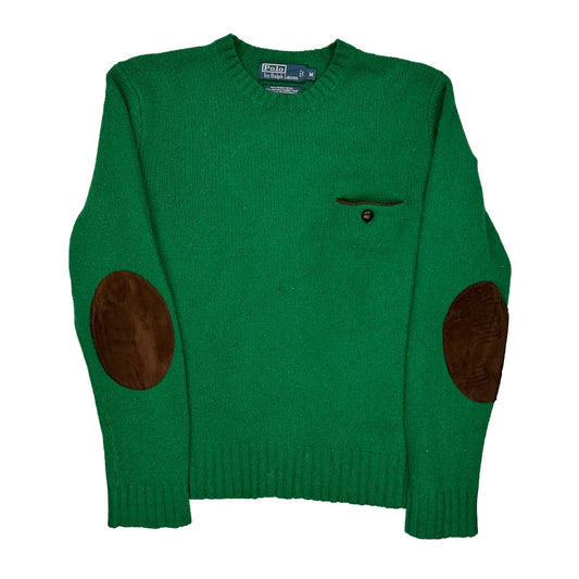 Polo By Ralph Lauren Jumper - Medium Green Angora
