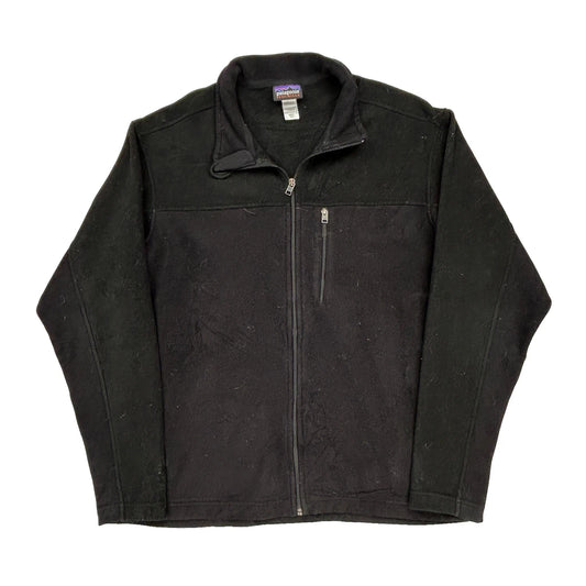 Synchilla Patagonia Fleece - 2XL Black Polyester