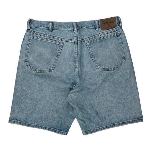 Wrangler Denim Shorts - 35W 9L Light Wash Denim
