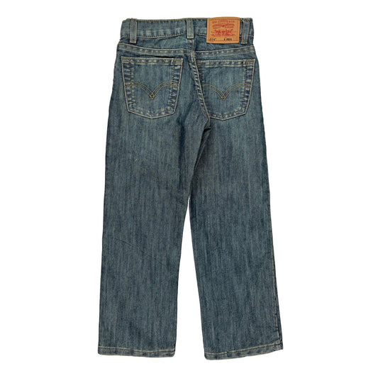 Age 6 514 Levis Slim Jeans - Small Blue Cotton Blend
