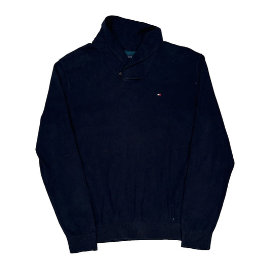 Vintage Tommy Hilfiger Jumper - XL Navy Cotton