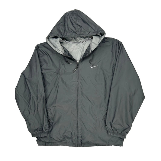 Nike Spellout Windbreaker - XL Grey Polyester