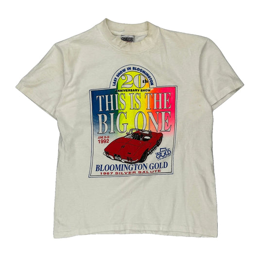 Bloomington Gold Oneita Single Stitch T-Shirt - Medium Multicoloured Cotton
