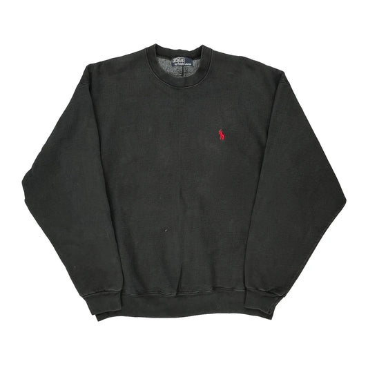 Polo By Ralph Lauren Sweatshirt - XL Black Cotton