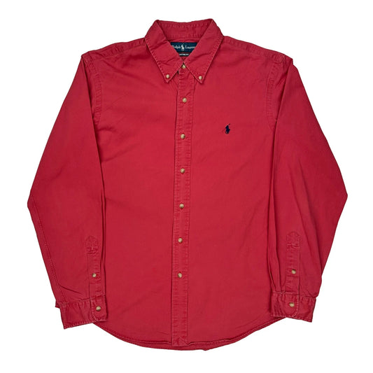 Ralph Lauren Shirt - Large Red Cotton