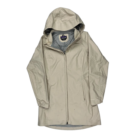 Patagonia Waterproof Jacket - Small Beige Polyester