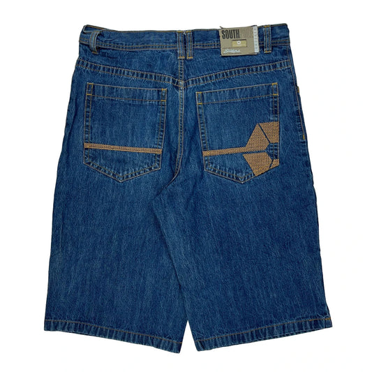 Vintage Southpole Denim Shorts - 36W 12L Blue Denim