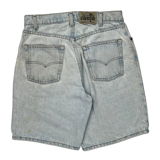 Levis Denim Shorts - 29W 10L Light Wash Cotton