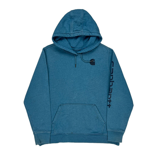 Carhartt Hoodie - XL Blue Cotton Blend