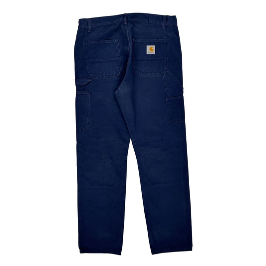 Carhartt Trousers - 34W 32L Navy Cotton