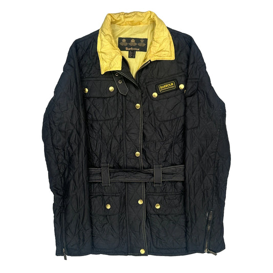 Barbour Coat - Small Black Polyester