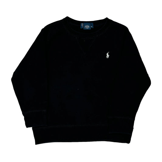 Polo By Ralph Lauren Long Sleeve T-Shirt - 2XS Black Cotton