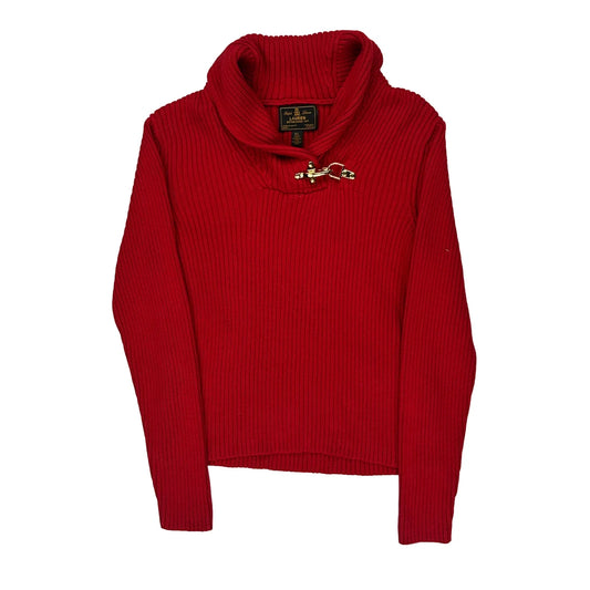 Ralph Lauren Jumper - Large Red Cotton