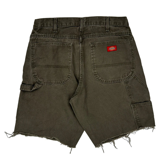 Dickies Carpenter Shorts - 32W 10L Grey Cotton