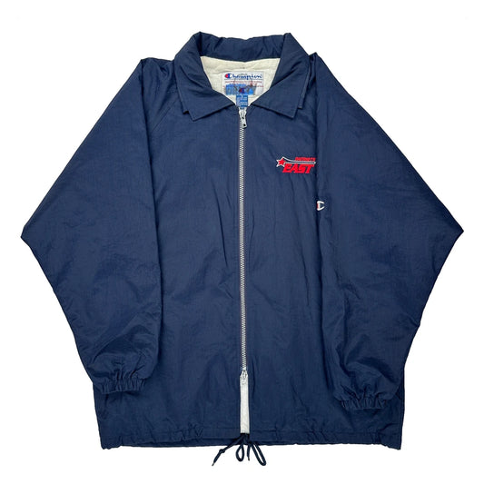 Patriots Champion Nfl Jacket - Medium Navy Nylon