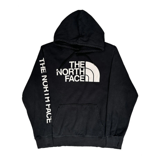 The North Face Graphic Hoodie - XL Black Cotton Blend
