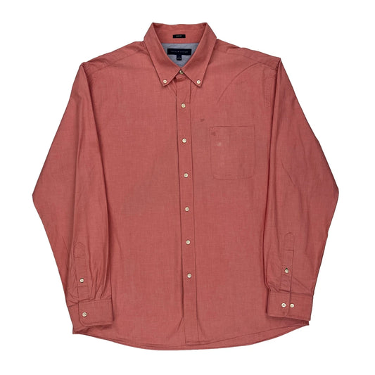 Tommy Hilfiger Slim Fit Shirt - XL Red Cotton