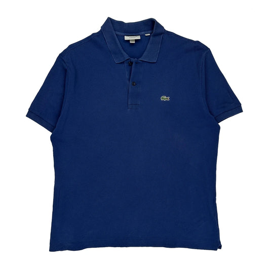 Classic Fit Lacoste Polo Shirt - XL Blue Cotton