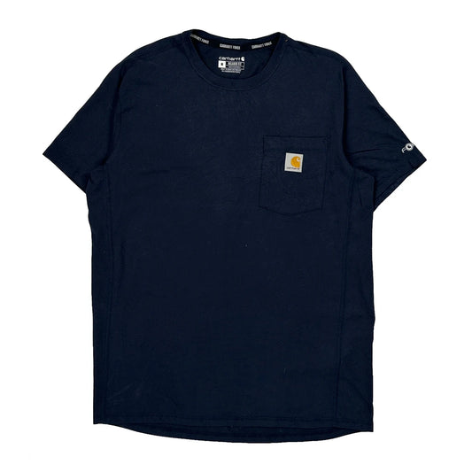 Vintage General Pump Logo On Back Carhartt T-Shirt - Medium Navy Cotton
