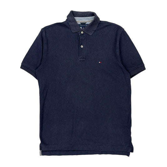 Tommy Hilfiger Polo Shirt - Medium Navy Cotton
