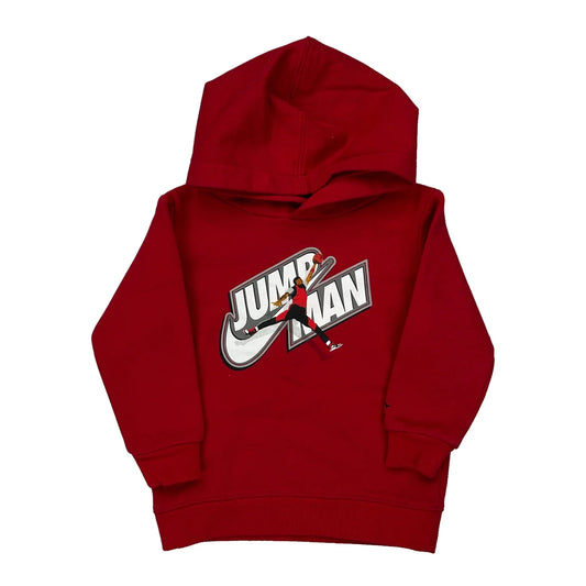 Jordan Graphic Hoodie - 4XS Red Cotton