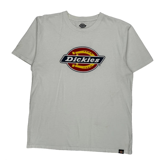 Dickies T-Shirt - Medium White Cotton