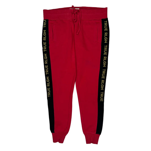 True Religion Joggers - Large Red Cotton