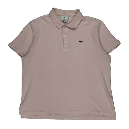 Vintage Lacoste Polo Shirt - XL Pink Cotton