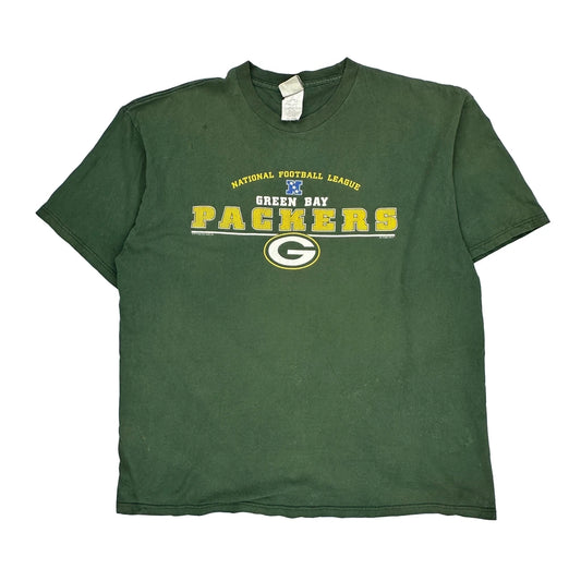 Green Bay Packers Lee Sport Nfl T-Shirt - 2XL Green Cotton
