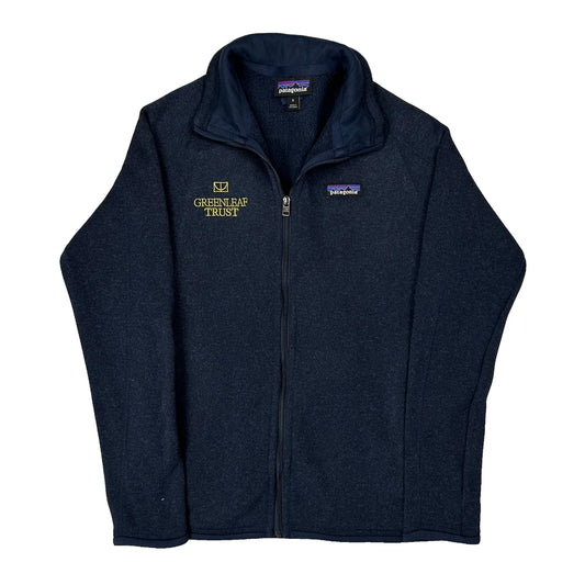 Vintage Greenleaf Trust Patagonia Fleece Jacket - Small Blue Polyester
