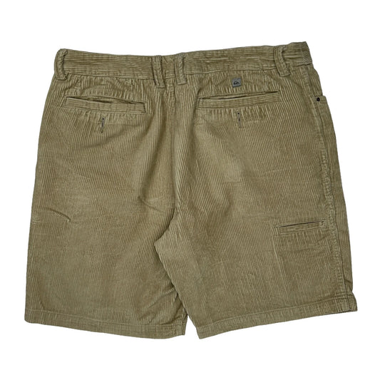 Vintage Quiksilver Cord Trousers - 38″ Waist Beige Corduroy