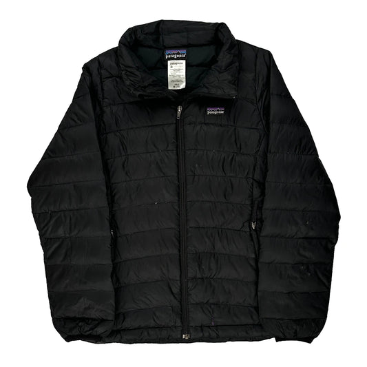 Age 11-12 Patagonia Puffer - Medium Black Polyester