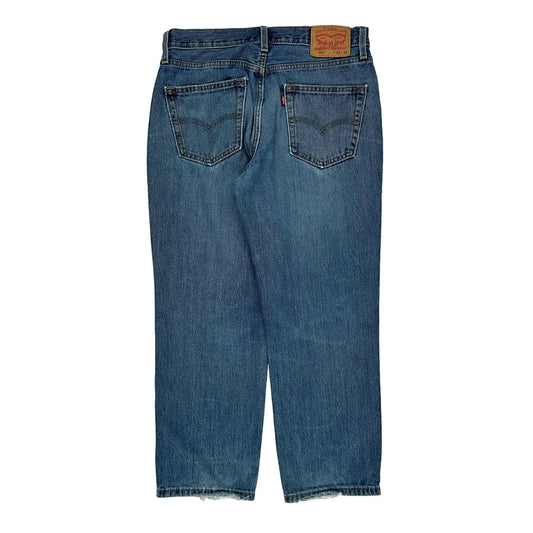 550 Levis Jeans - 32W 27L Blue Cotton