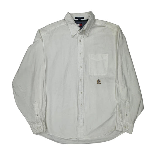 Tommy Hilfiger Shirt - Large White Cotton