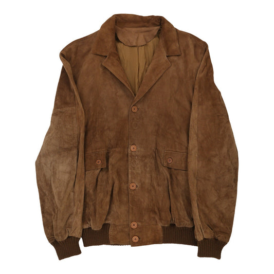 Vintage brown Unbranded Suede Jacket - mens large
