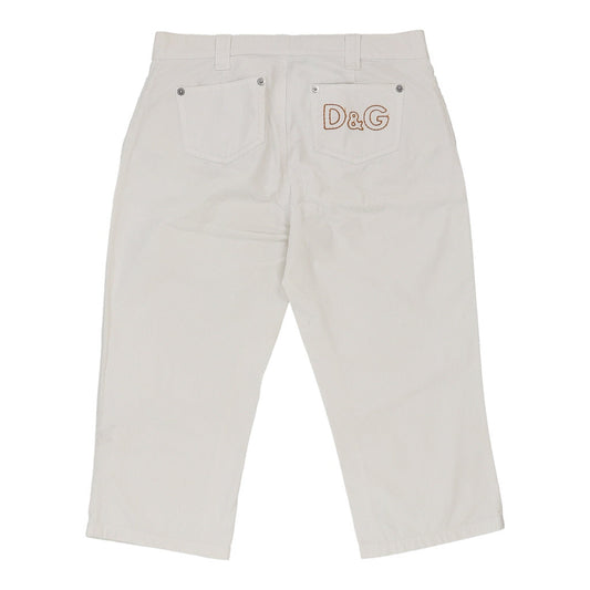 Dolce & Gabbana Shorts - 26W UK 6 White Cotton Blend