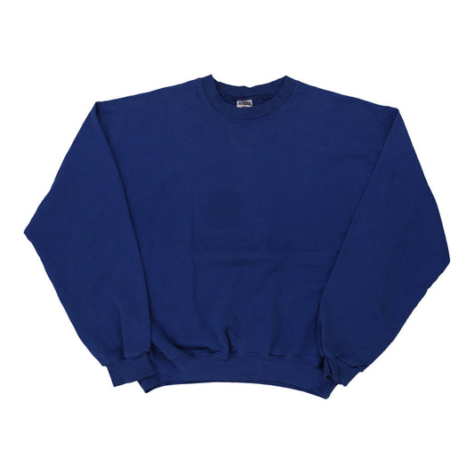 Vintage blue Jerzees Sweatshirt - mens large