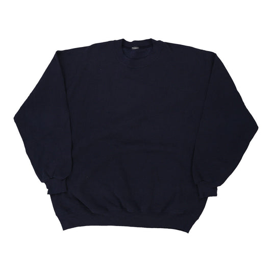 Vintage navy Unbranded Sweatshirt - mens x-large