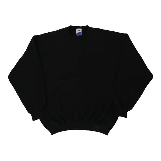 Vintage black Bike Sweatshirt - mens x-large