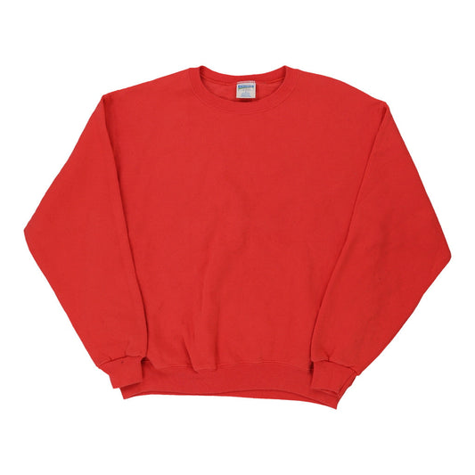 Vintage pink Cheetah Sweatshirt - mens x-large