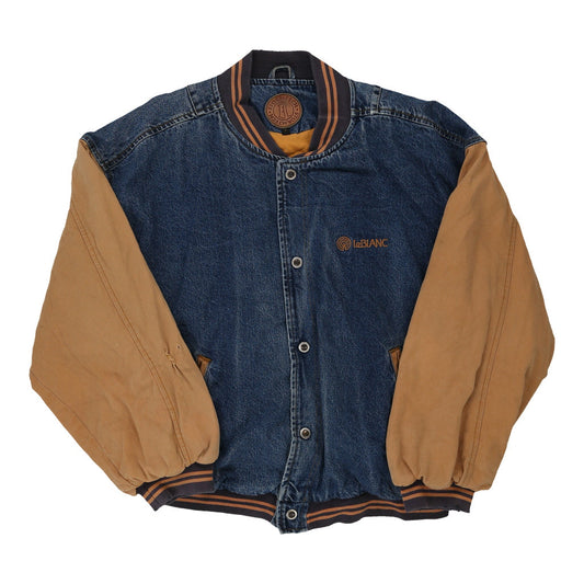 Vintage blue Le Blanc Stormtech Denim Jacket - mens large