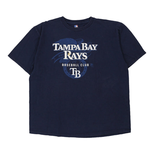 Vintage navy Tampa Bay Rays Mlb T-Shirt - mens x-large