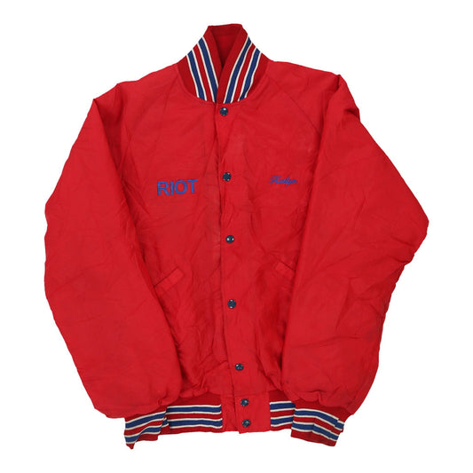 Vintage red Pylgsa Butwin Varsity Jacket - mens medium