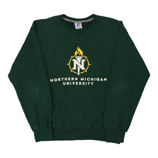 Vintage green Northern Michigan University Russell Athletic Sweatshirt - mens small