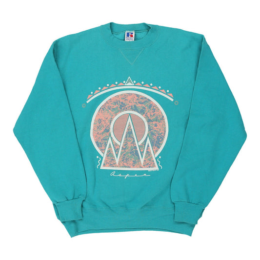 Vintage blue Made in USA Russell Athletic Sweatshirt - womens large